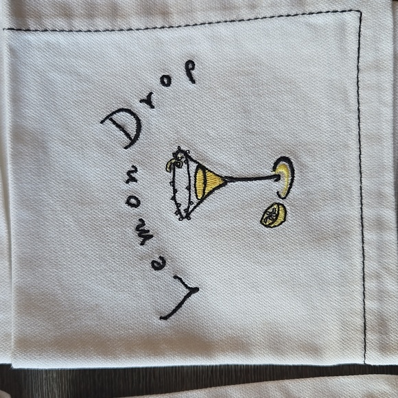 Pottery Barn Embroidered Cocktail Napkin Set - Picture 6 of 13